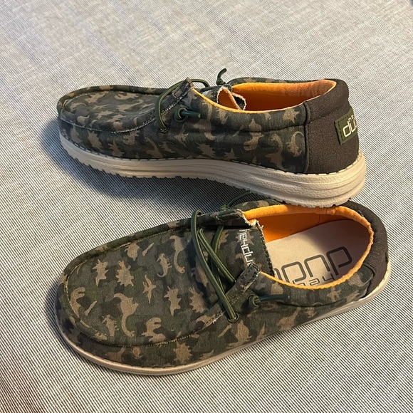 Hey Dude Wally Camodino Kids Shoes – Unisex Lightweight Canvas Sneakers For Boys & Girls, Easy Slip-On Design 13 thumbnail image